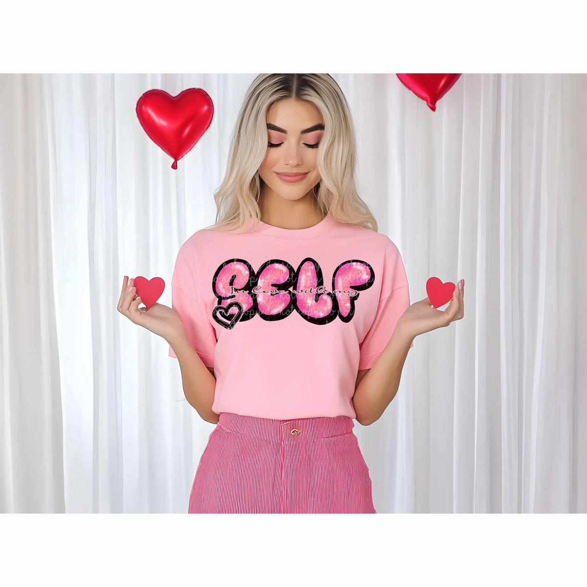 In love with myself 82253 DTF transfer