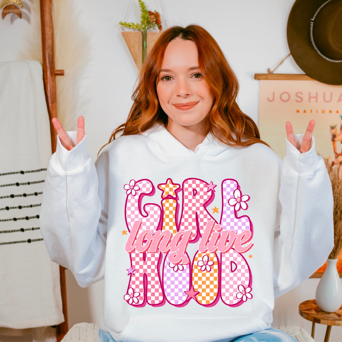 Long live girlhood 91788 DTF transfer