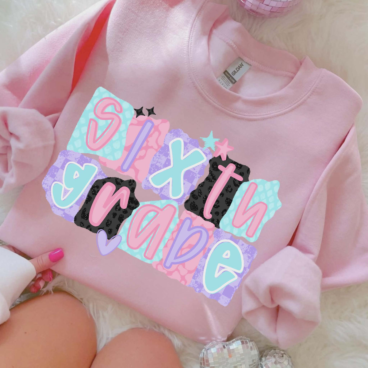 Sixth grade pastels (CMD) DTF Transfer