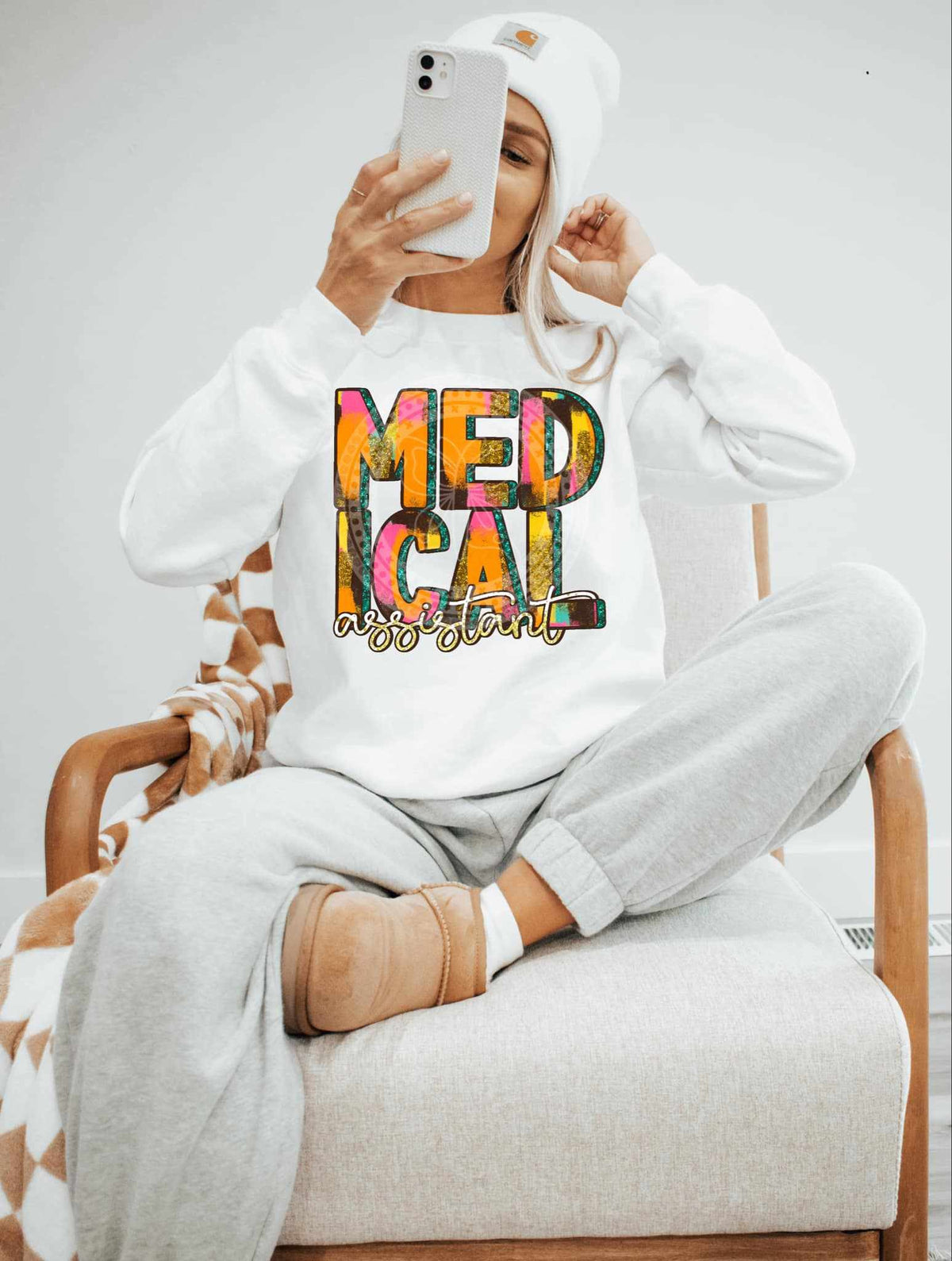 Medical assistant brushstroke (C’s) 84076 DTF transfer