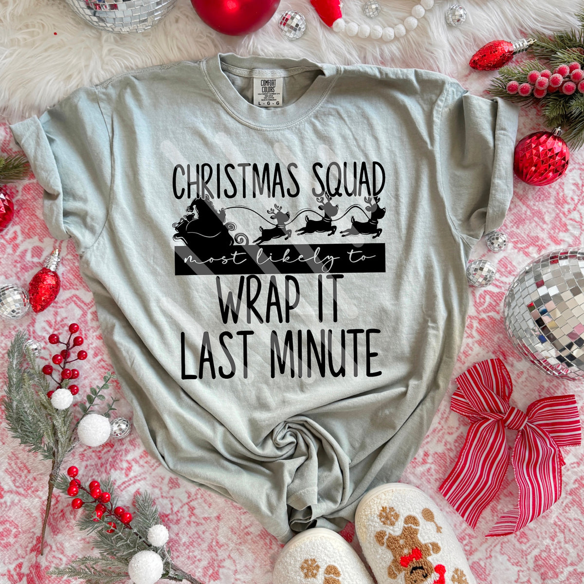 Most likely to wrap it last minute BLACK (SDD) DTF transfer