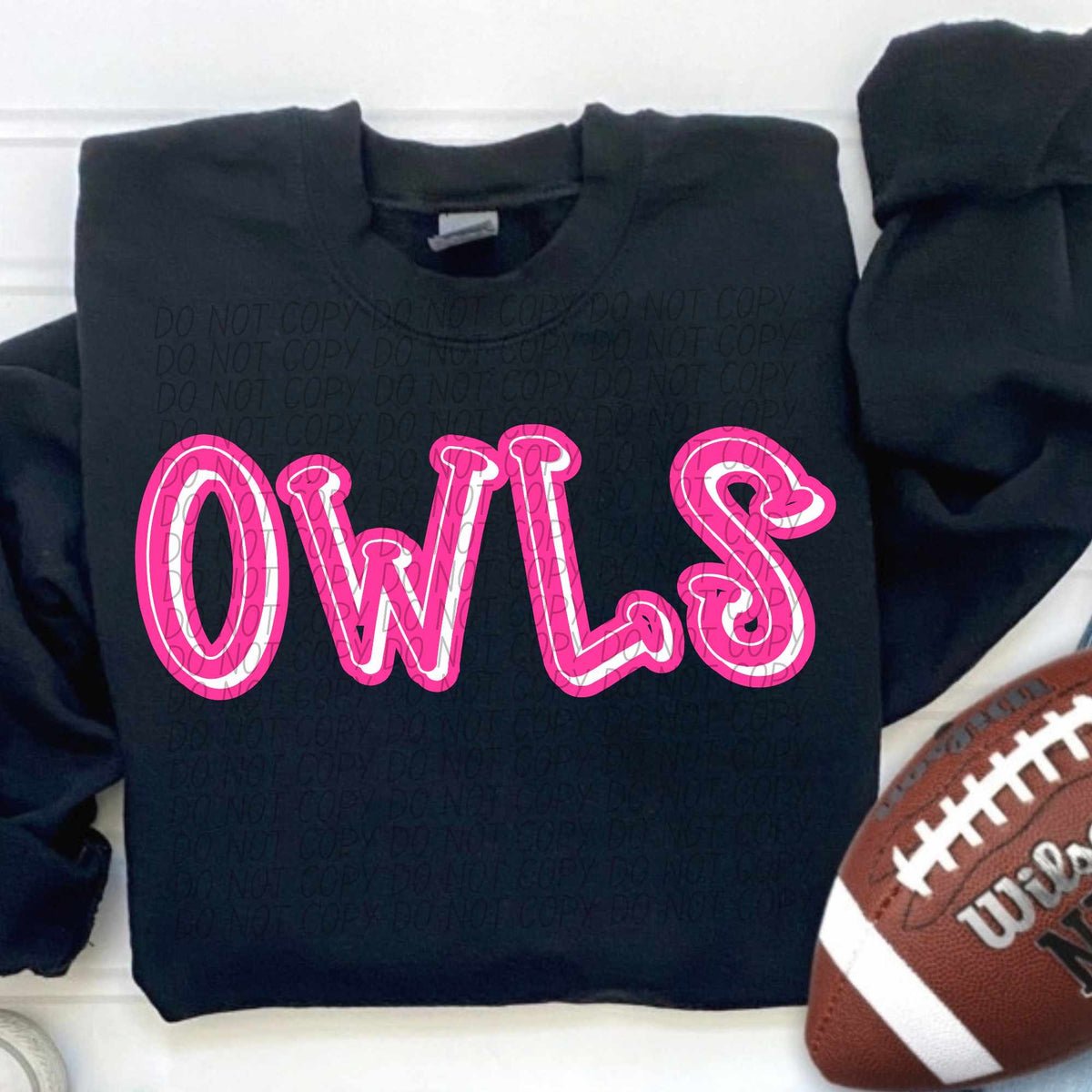 Owls hot pink 55359 DTF transfer
