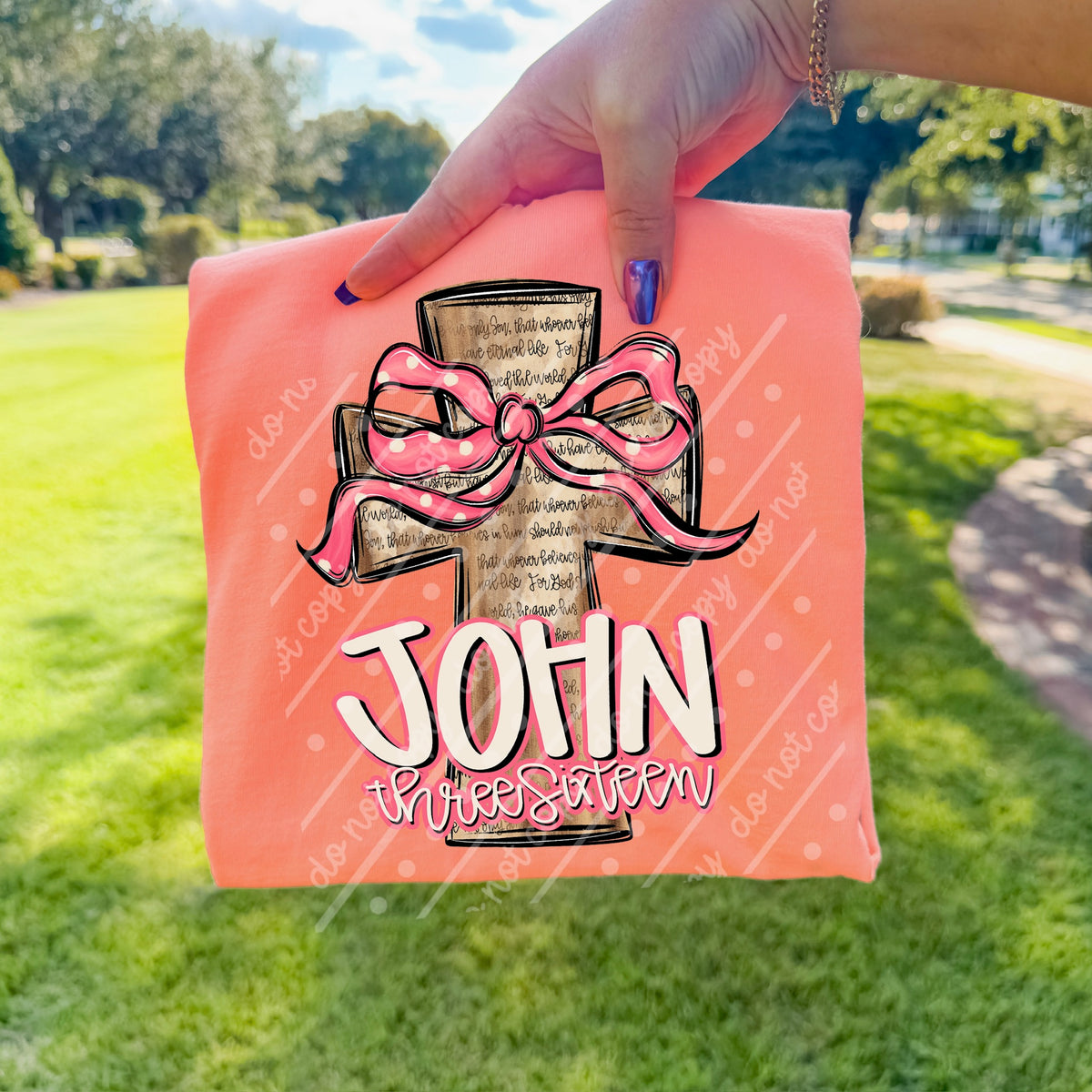 John cross and bow DTF Transfer