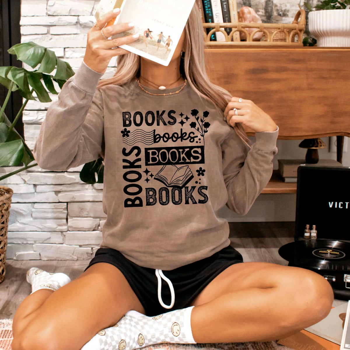 Books BLACK (CSC) Sunday Special DTF transfer