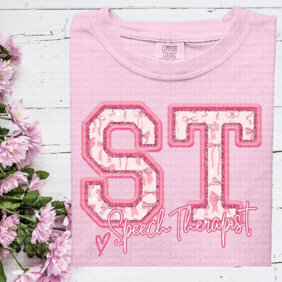 ST speech therapist coquette (ECHT) 93897 DTF transfer