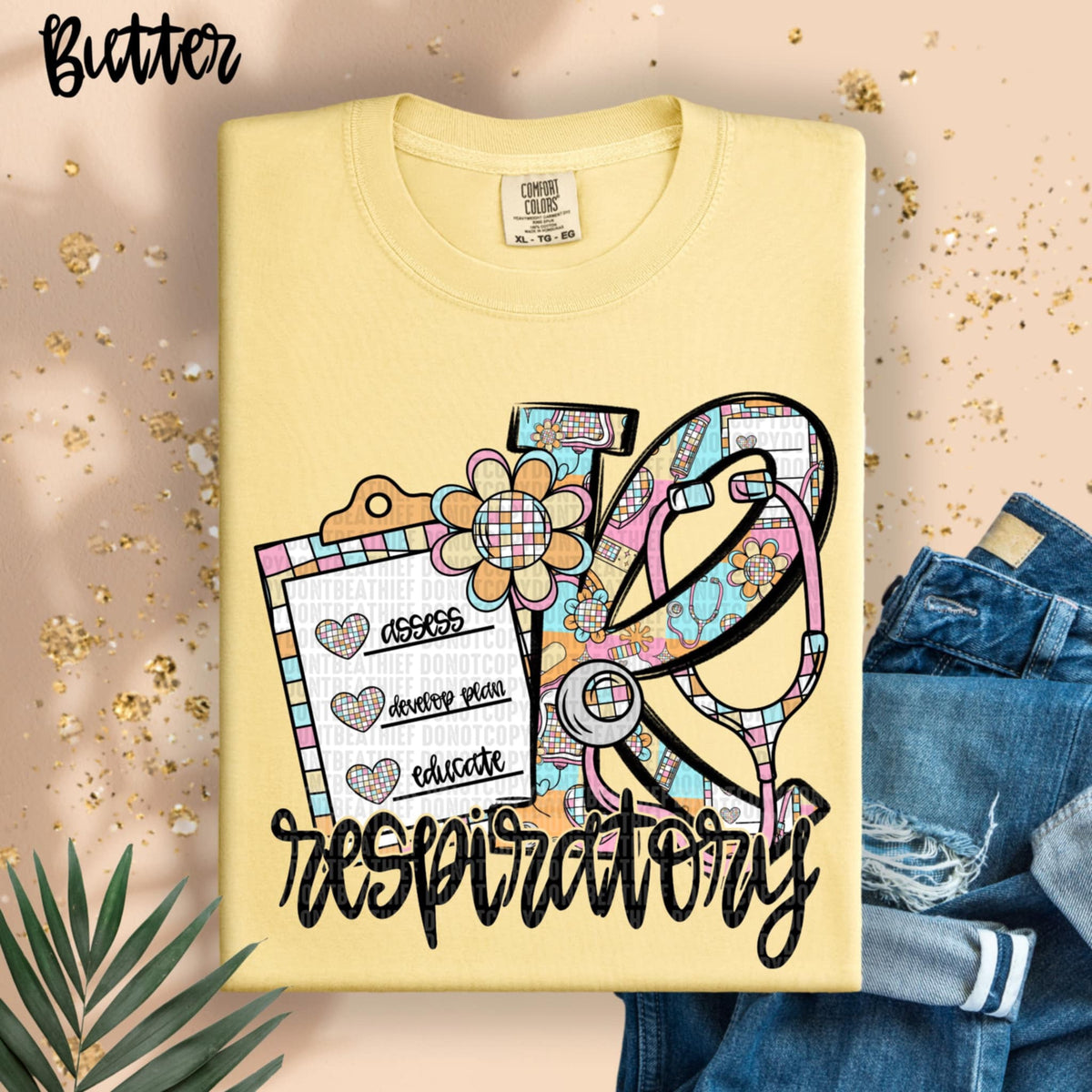 R respiratory clip board (SDD) 98380 DTF transfer