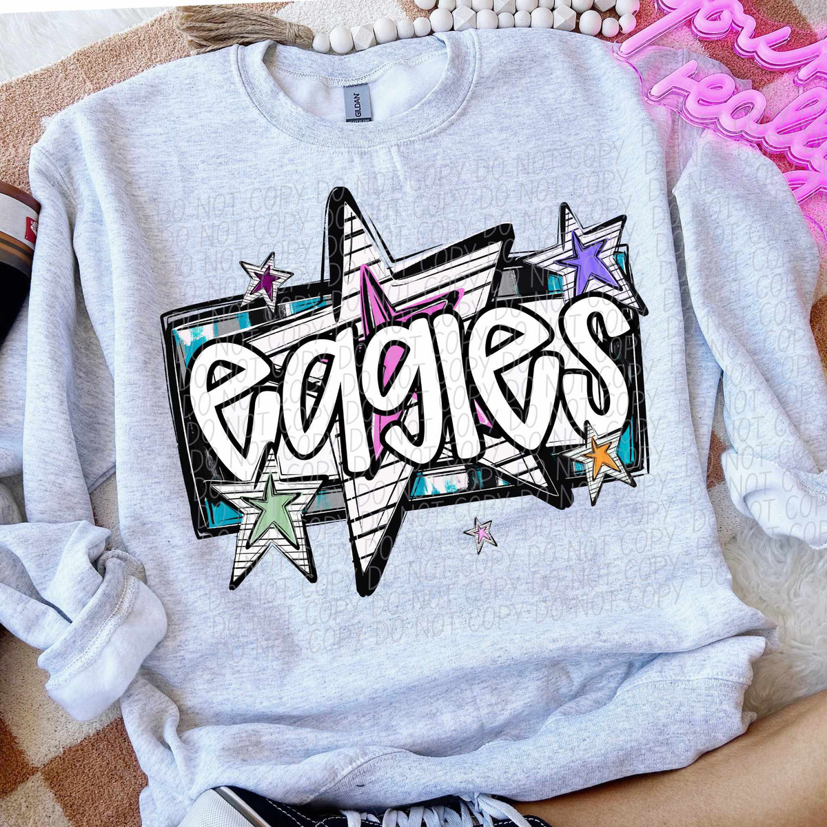 Eagles stars (CITY) 84886 DTF transfer