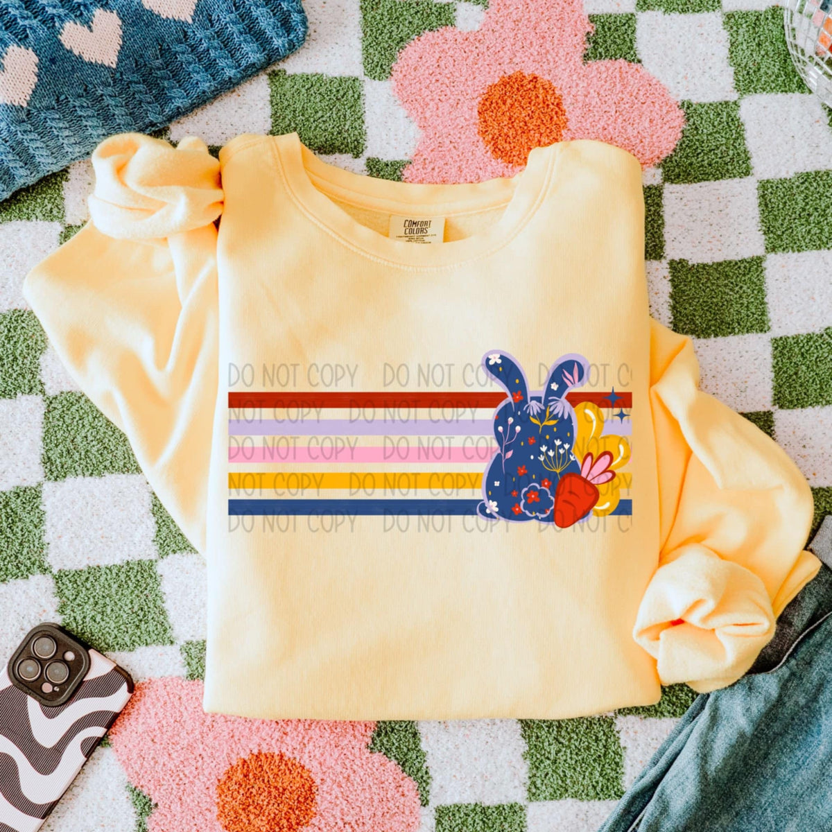 Easter retro lines (SWD) 91052 DTF transfer