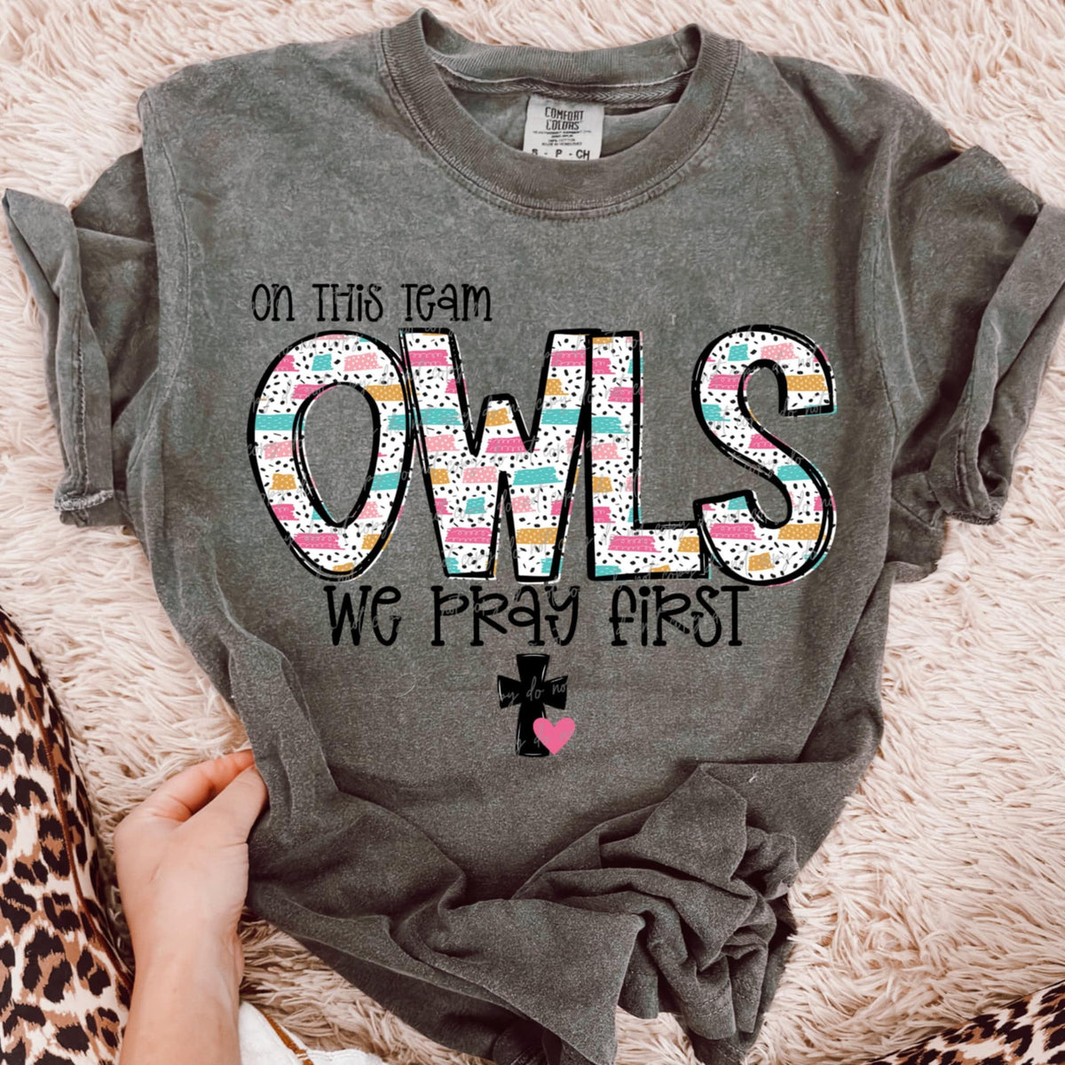 Owls on this team we pray first (Virgo) 97765 DTF transfer