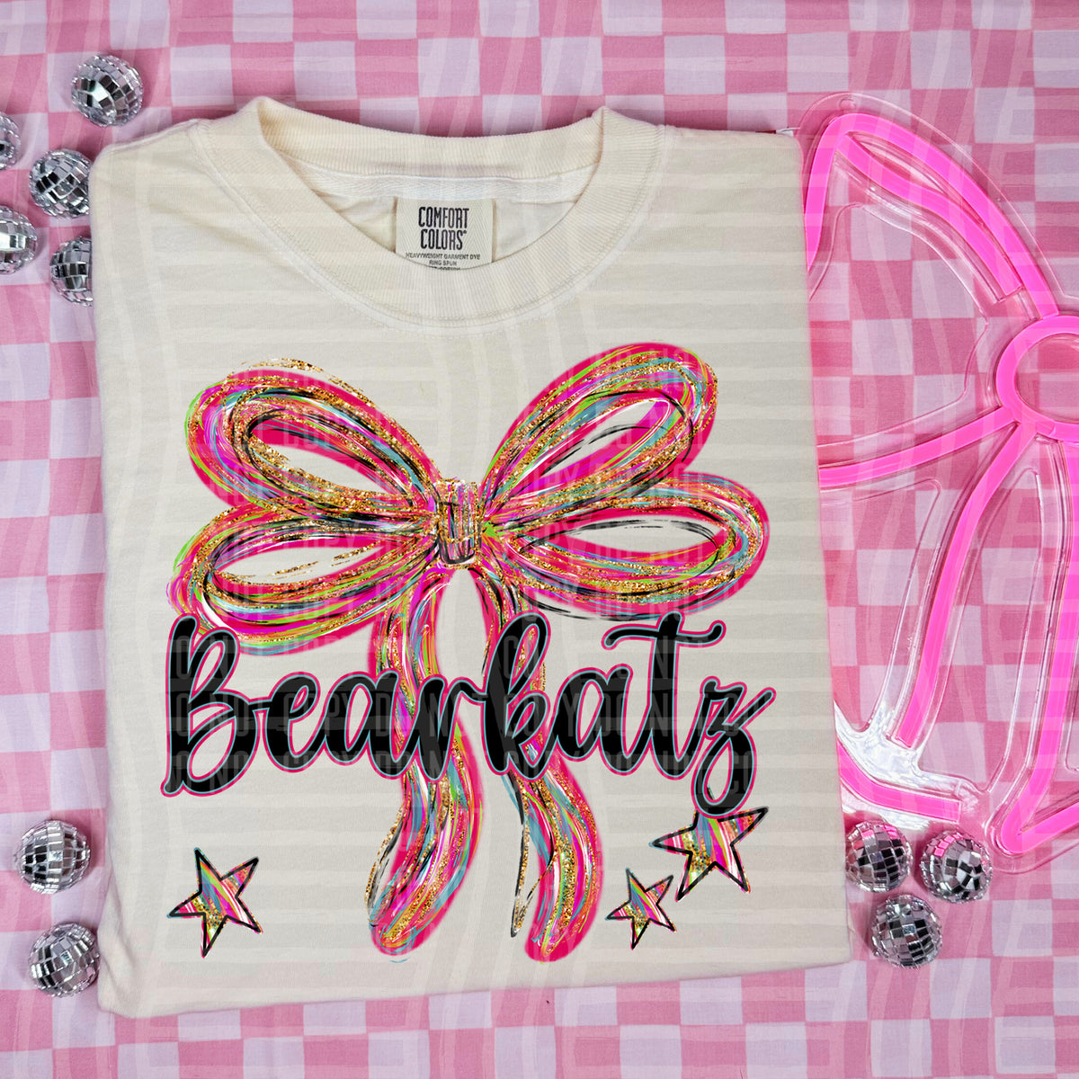Bearkatz Whimsical Bow (caplinger) DTF transfer