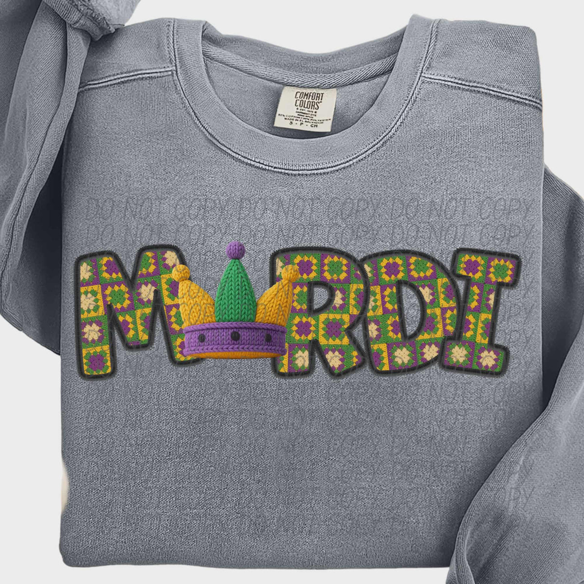 Mardi crown (city) DTF Transfer