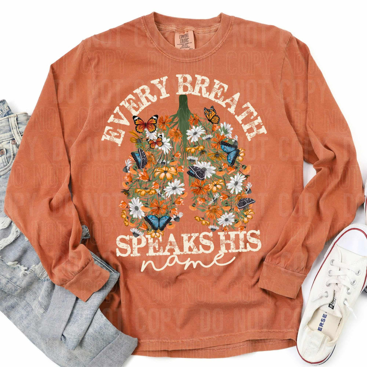 Every breath speaks his name SBB 113223 DTF transfer