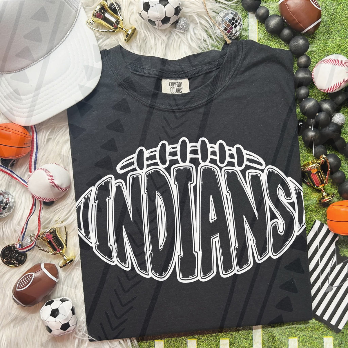 Indians football WHITE (Kai) DTF Transfer
