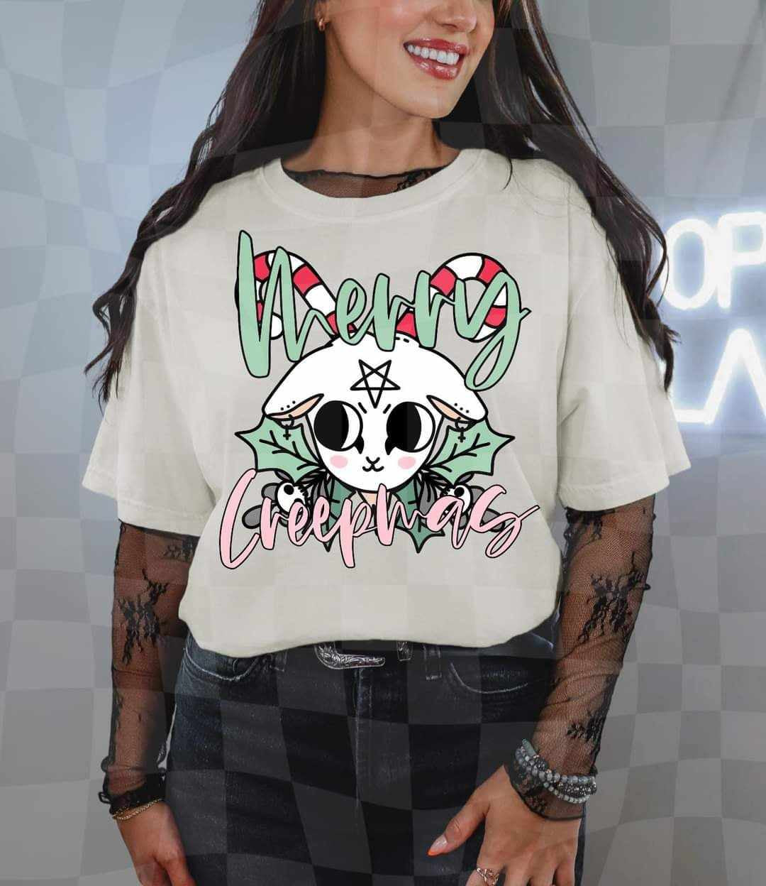 Merry creepmas character (LYTTLE) 65791 DTF transfer
