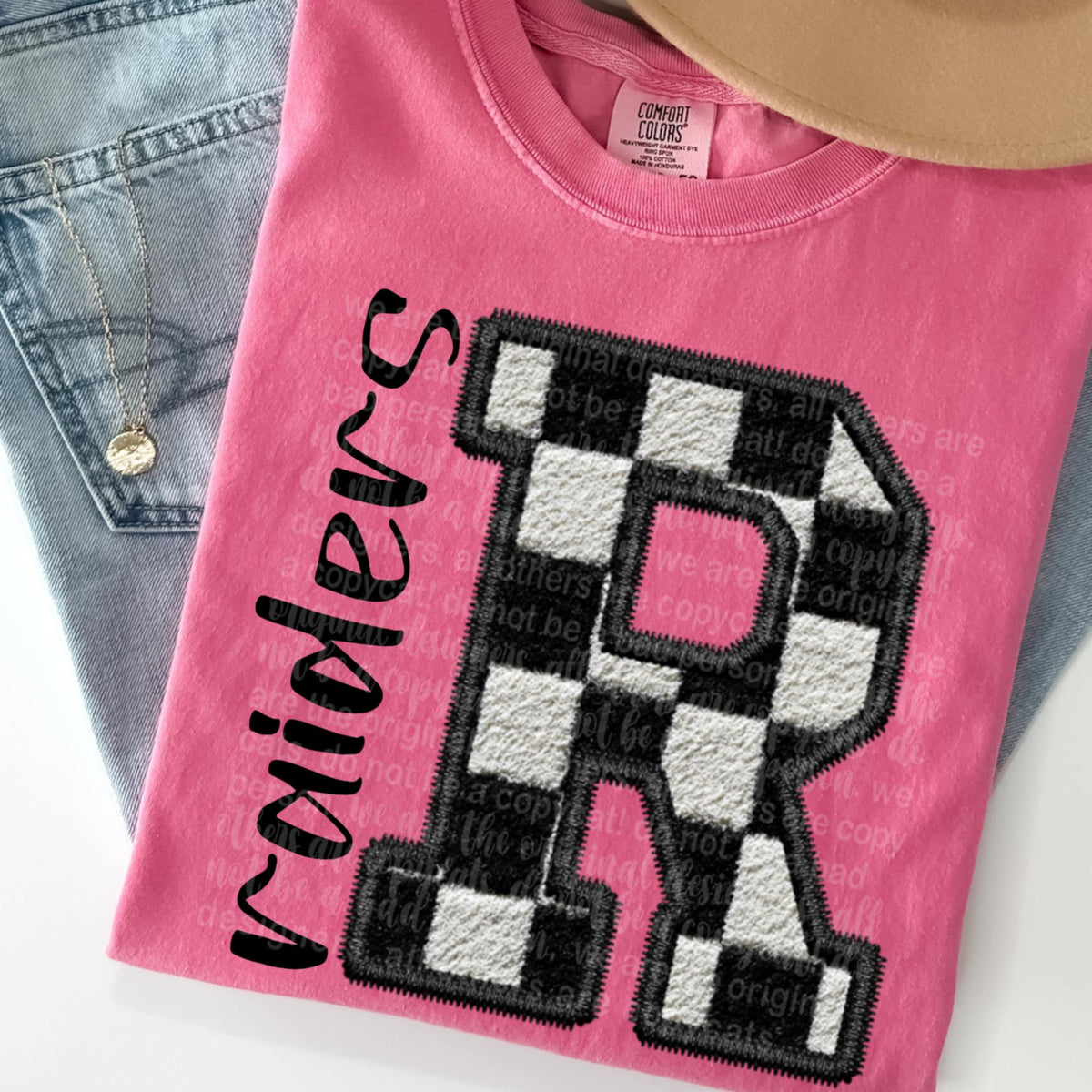 Ramblers Checkered Mascots (TTD) 109006 DTF transfer
