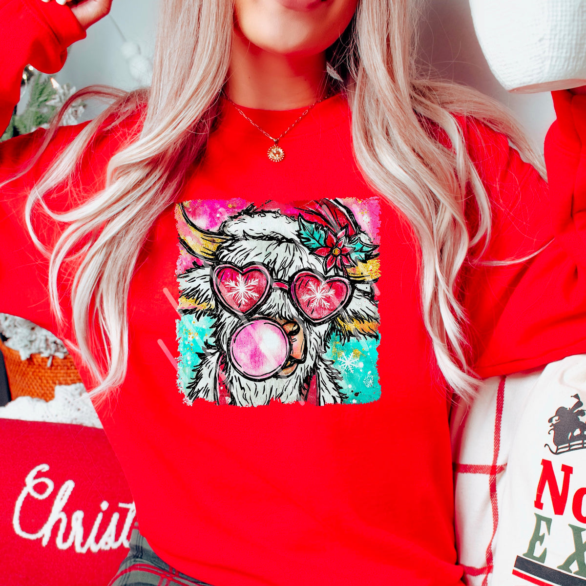 Cow pink Bubblegum 113700 DTF Transfer