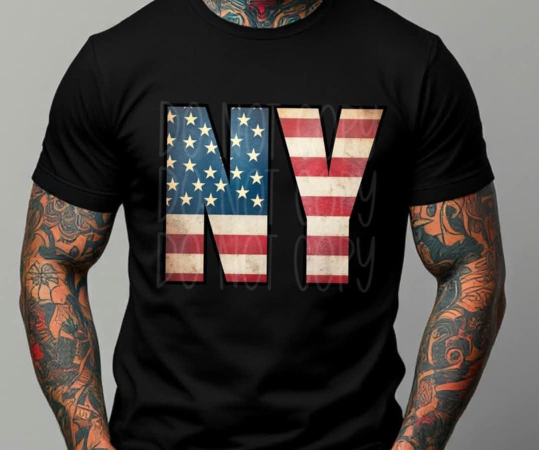 Patriotic States Initials