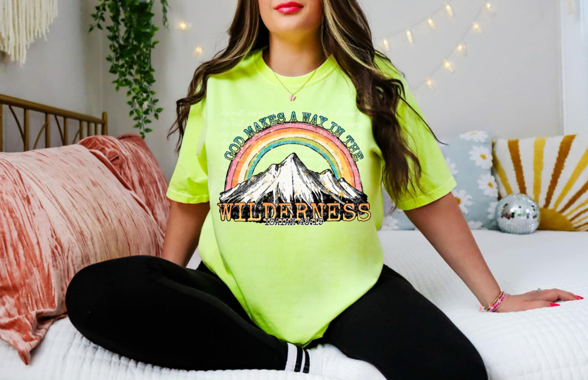 God makes a way in the wilderness (C’s) 100489 DTF transfer