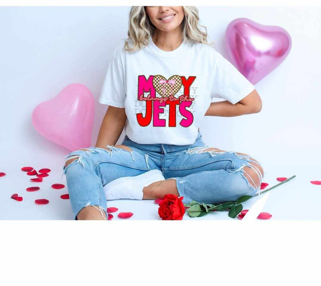 My heart belongs to the jets (C’s) 79807 DTF transfer