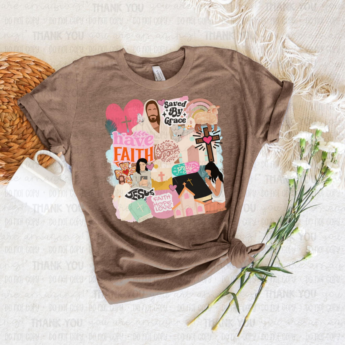 Faith cluster (SAL) 96360 DTF transfer