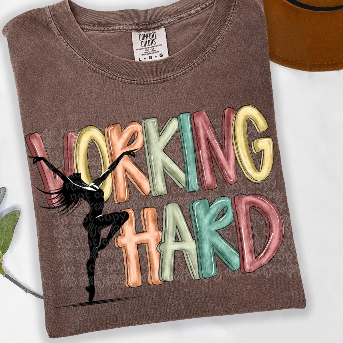 Working hard dance (TTD) 91536 DTF transfer