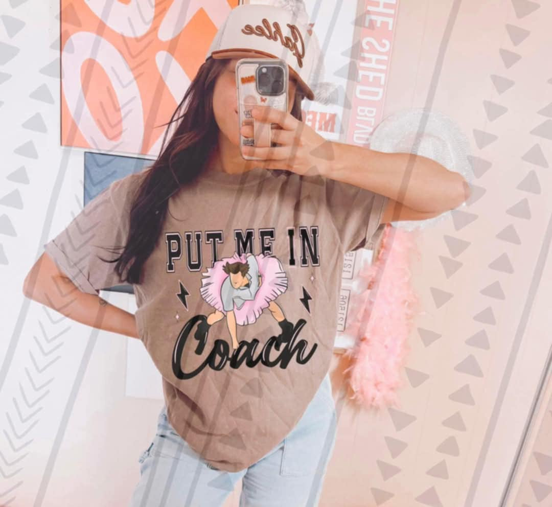 Put me in coach (TGG) 92469 DTF transfer