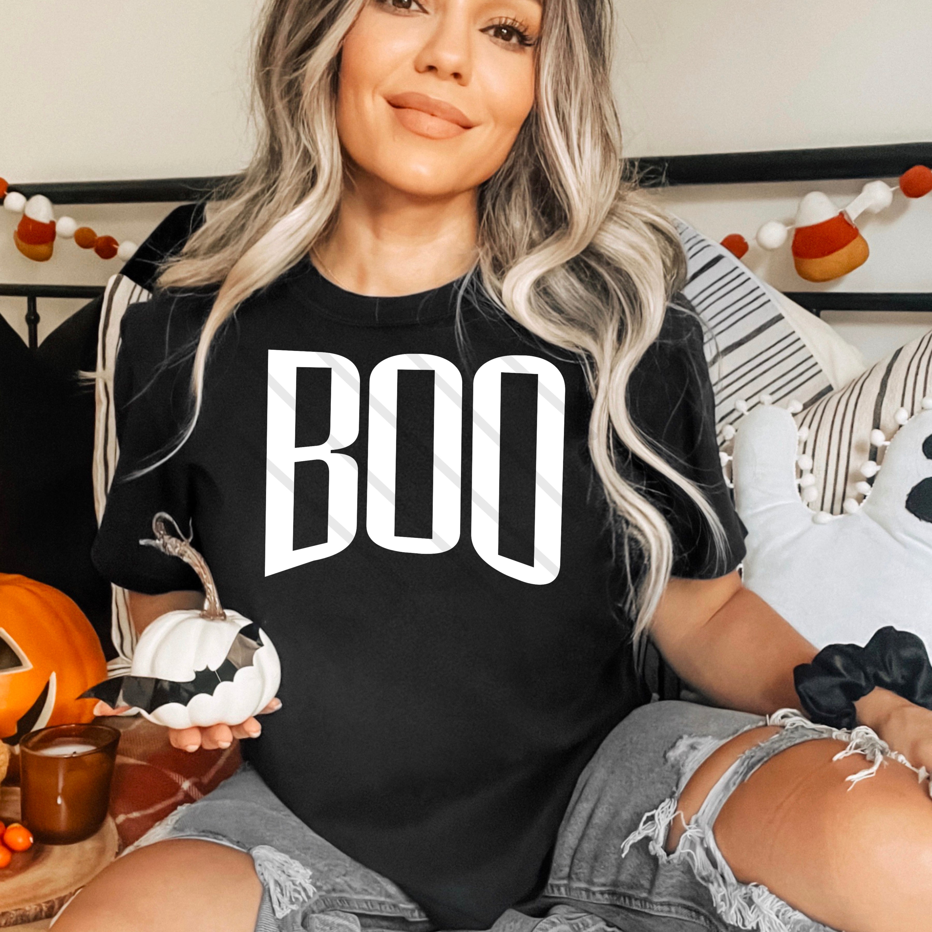 BOO white (SBB) 110996 DTF transfer – Mud & Grace Transfers
