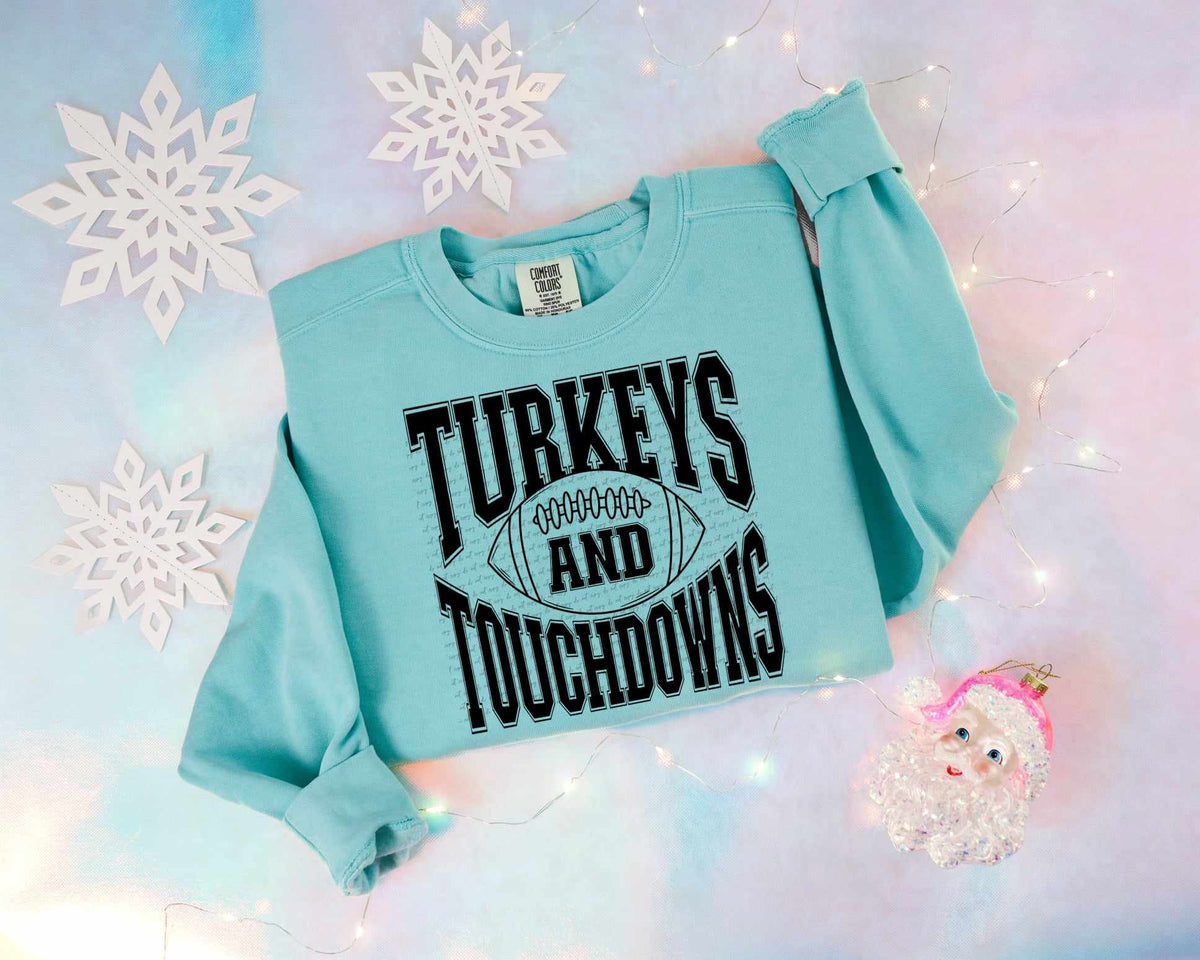 Turkeys and touchdowns 62687 DTF transfer