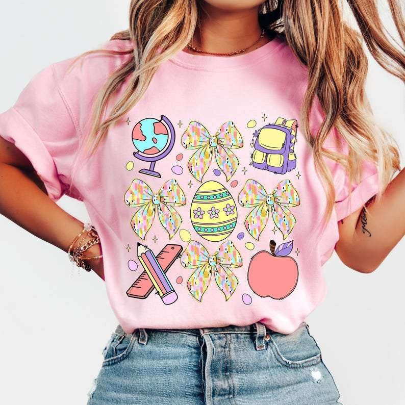 Easter school collage 80199 DTF transfer