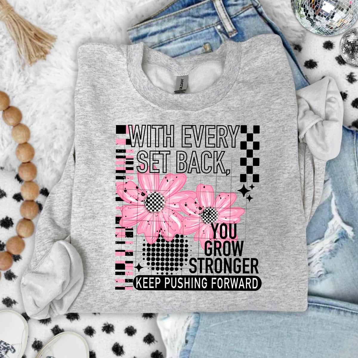 With Every Set Back BLACK accents (CSC) DTF Transfer