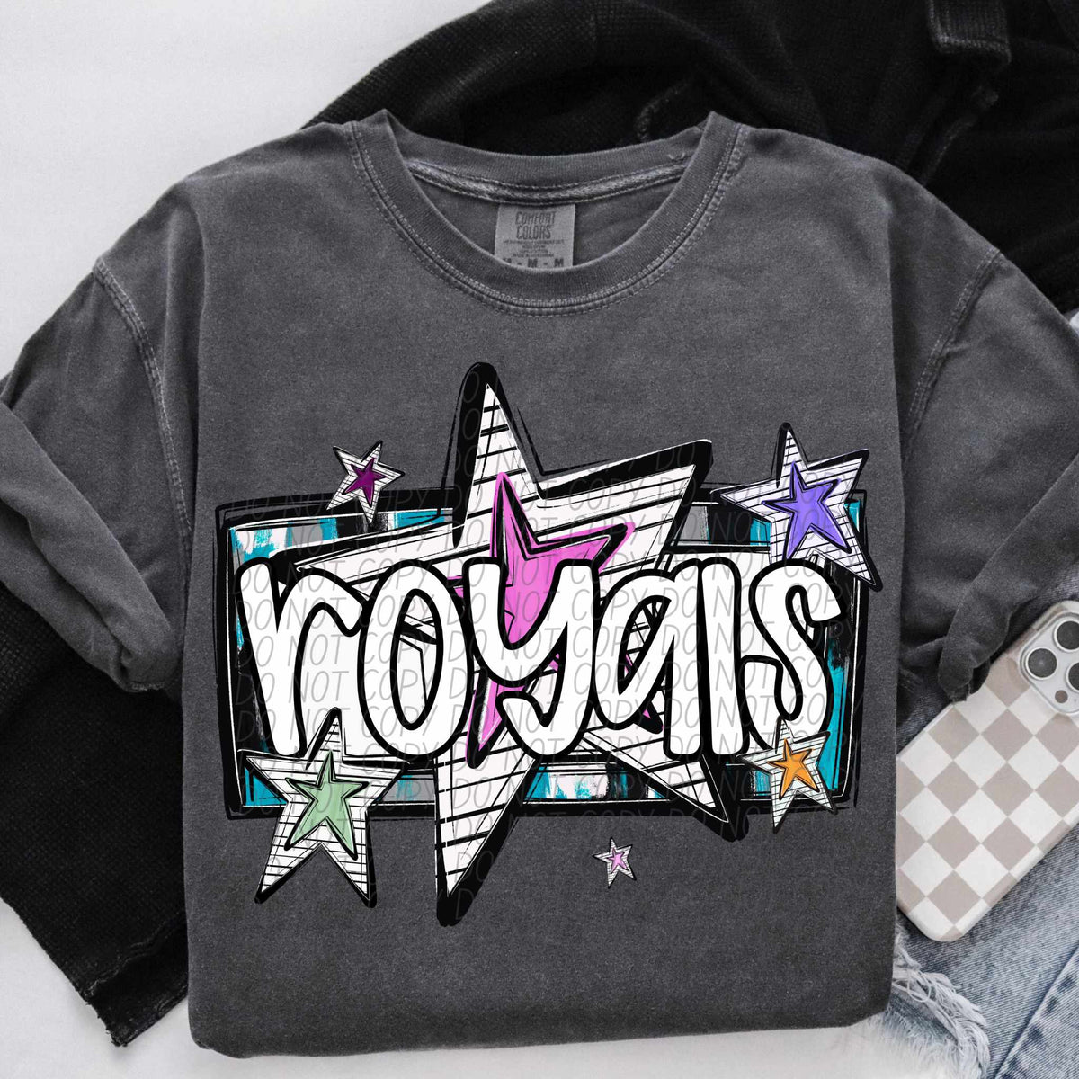 Royals stars (CITY) 84894 DTF transfer