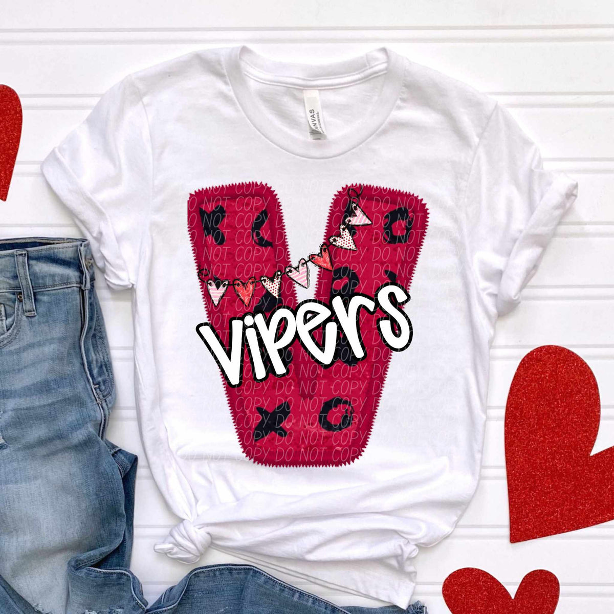 V vipers valentine (CITY) 79004 DTF transfer