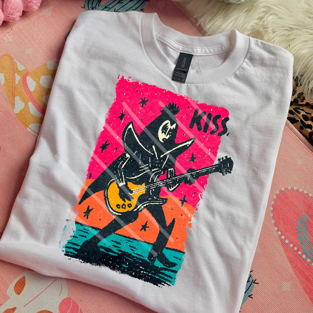 Ki$$ Guitar (saved) 110474 DTF transfer