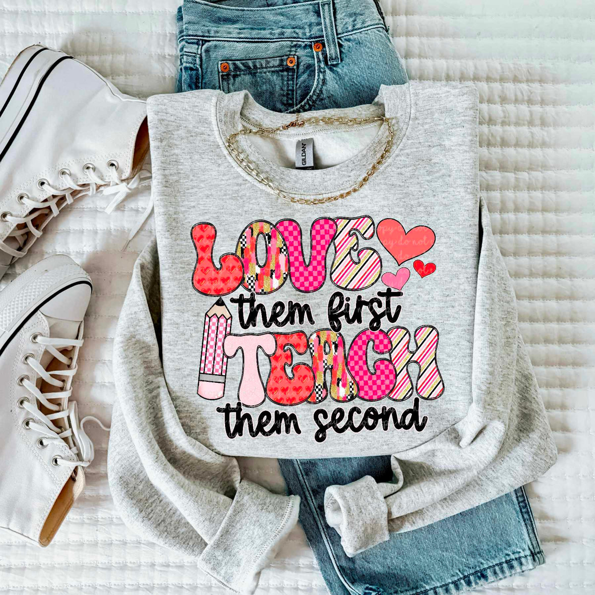 Love them first teach them second (CMLD) 84715 DTF transfer