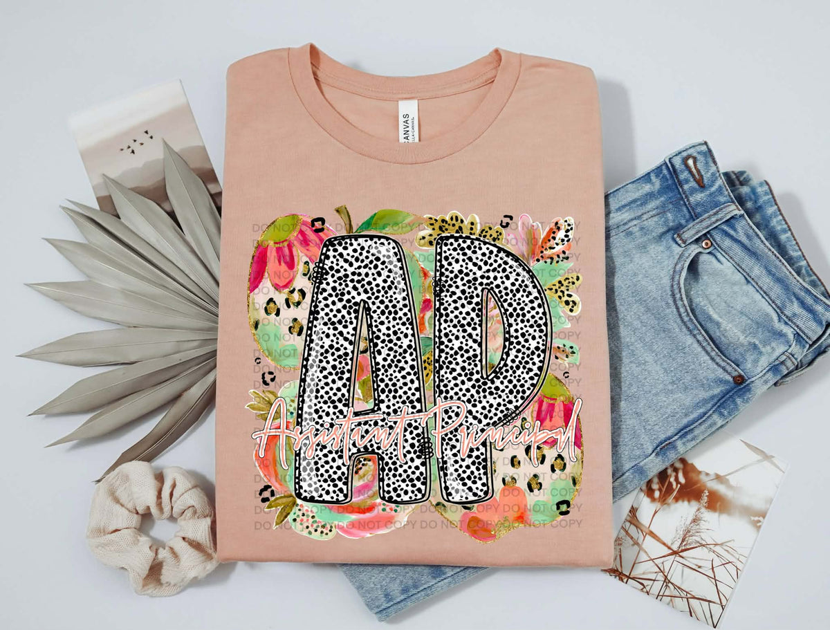 Assistant Principal (polka dots) (Scg) DTF Transfer