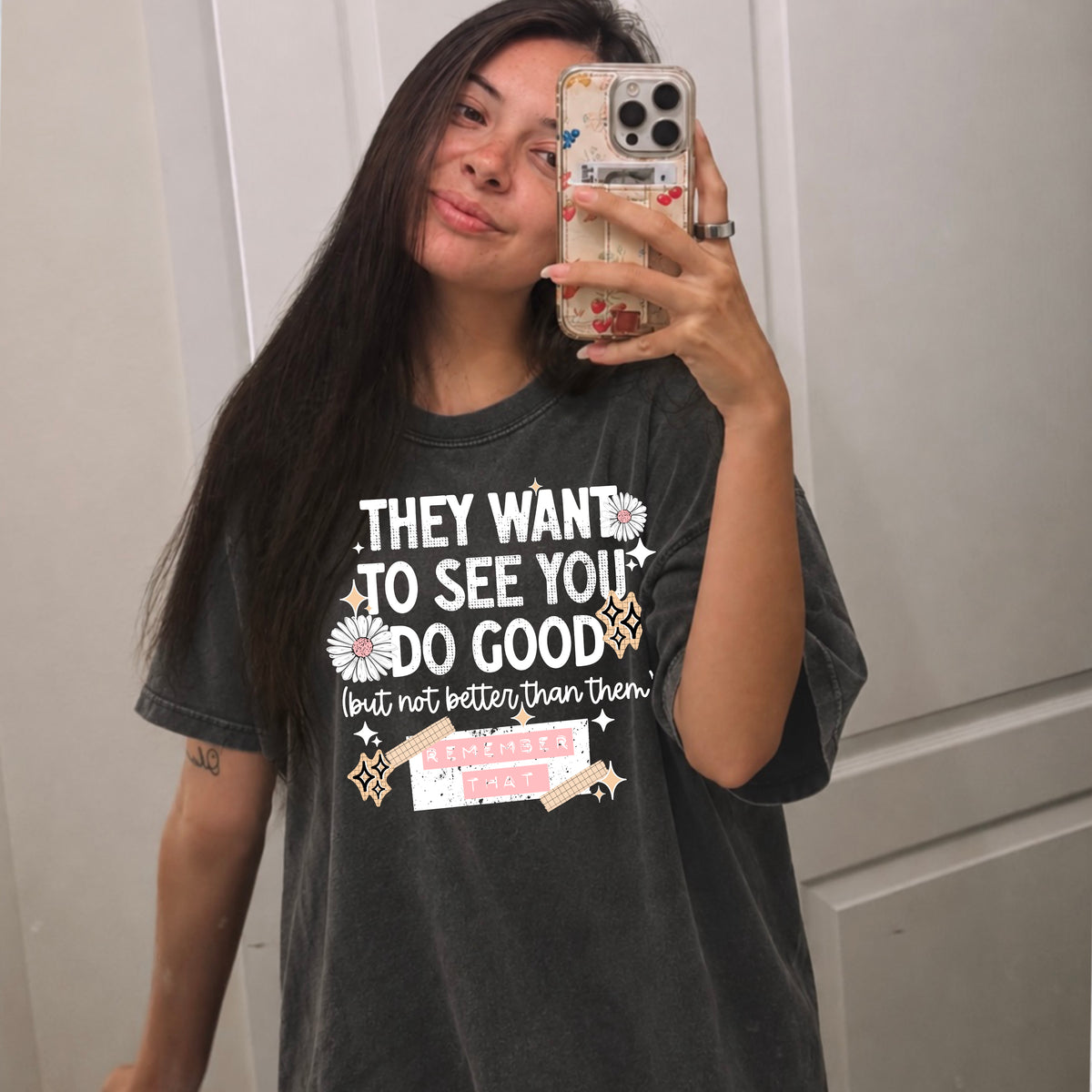 They want to see you do good (white) (CSC) DTF Transfer