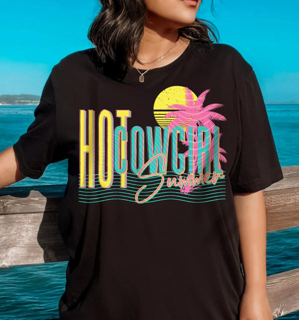 Hot cowgirl summer (AG) 97214 DTF transfer