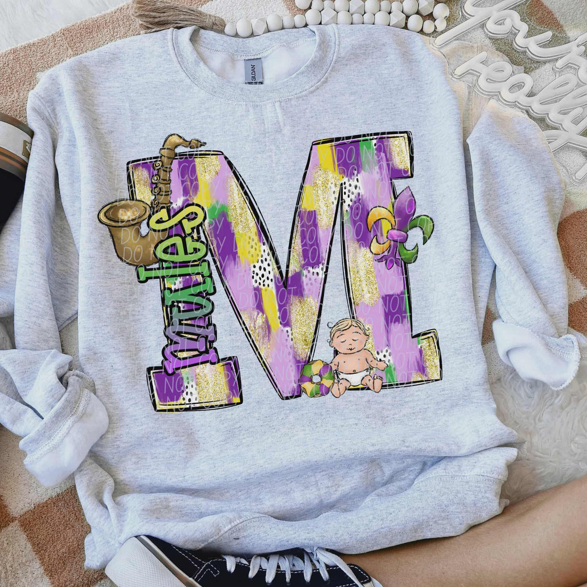 Mules Mardi Gras (city) DTF Transfer