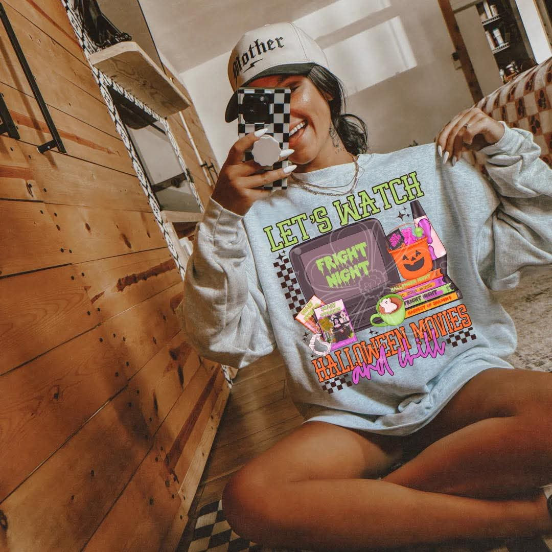 Let’s watch Halloween movies Sunday Special DTF transfer