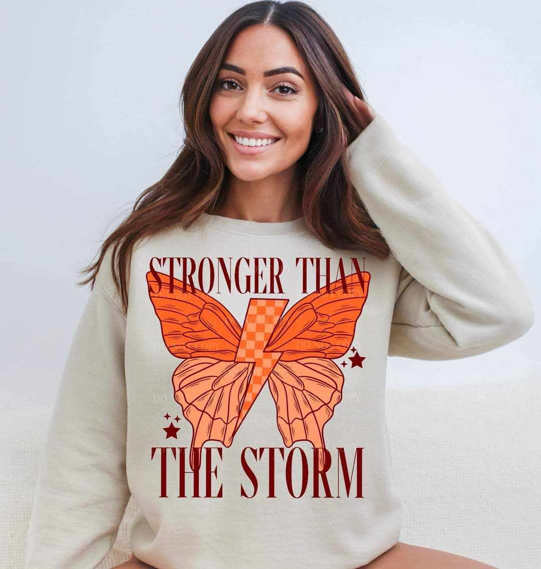 Stronger than the storm butterfly (LYTTLE) 67850 DTF transfer