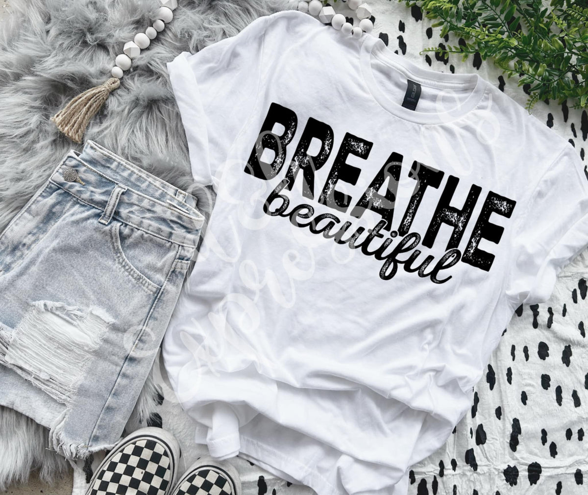 Breath beautiful 94629 DTF transfer