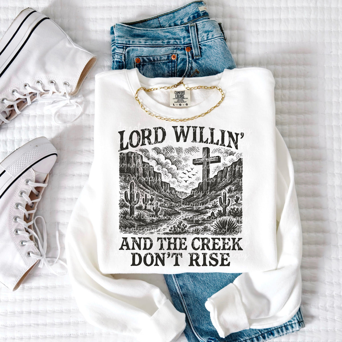 Lord Willin’ desert scene 115108 DTF Transfer