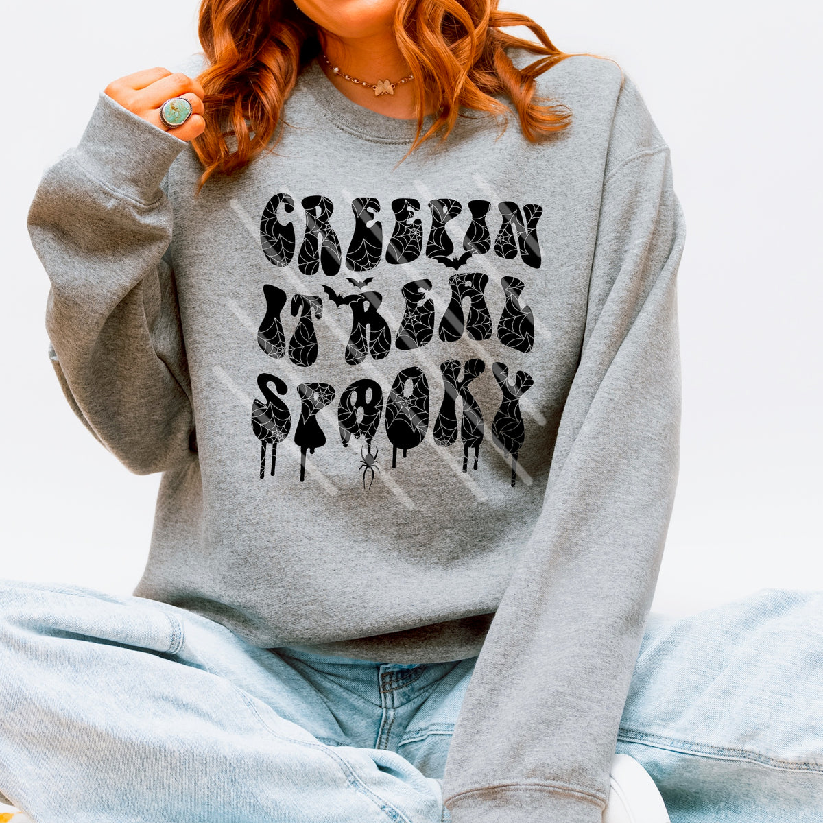 Creepin it Real Spooky web font 113972 DTF transfer