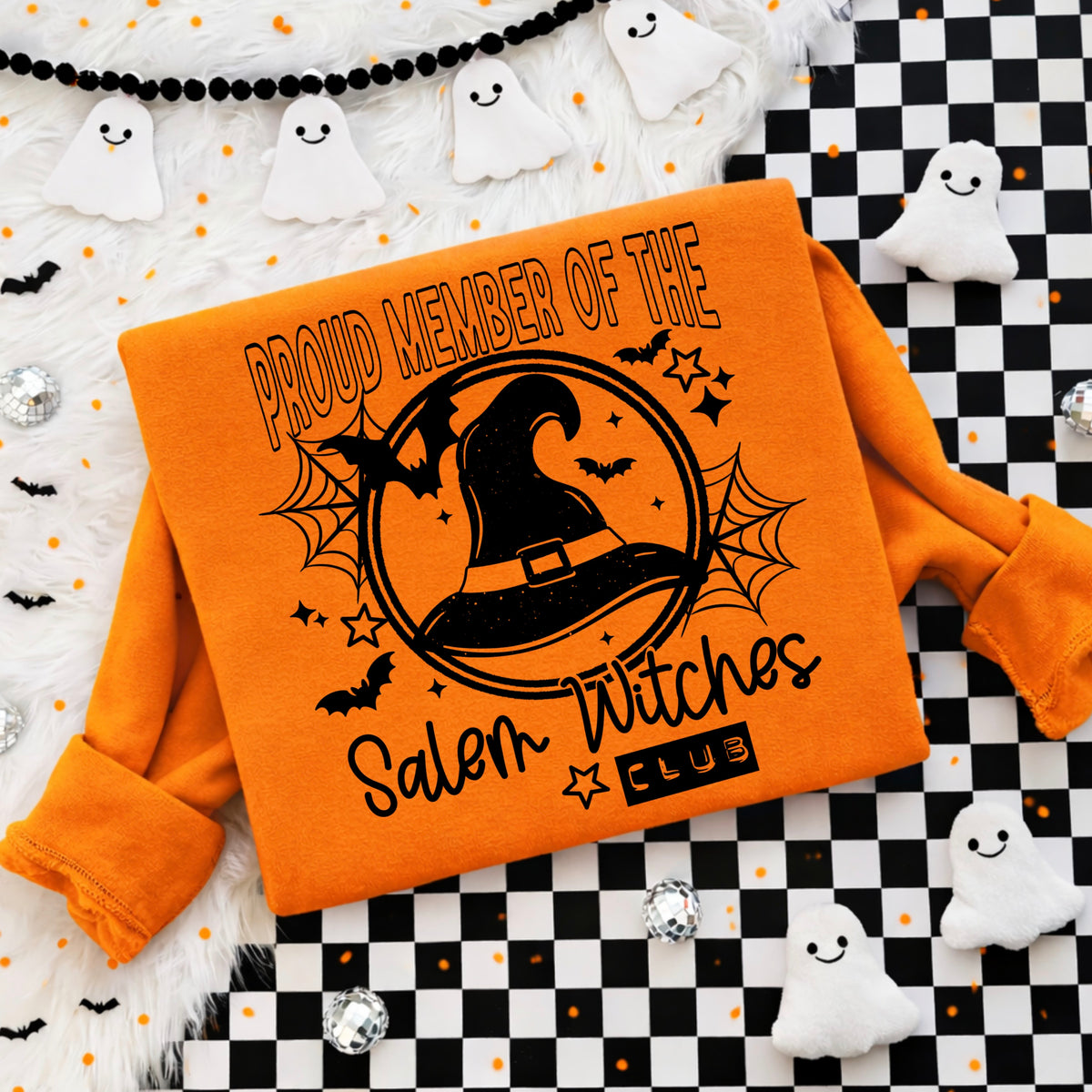 Salem witches club (all black) (CSC) DTF Transfer