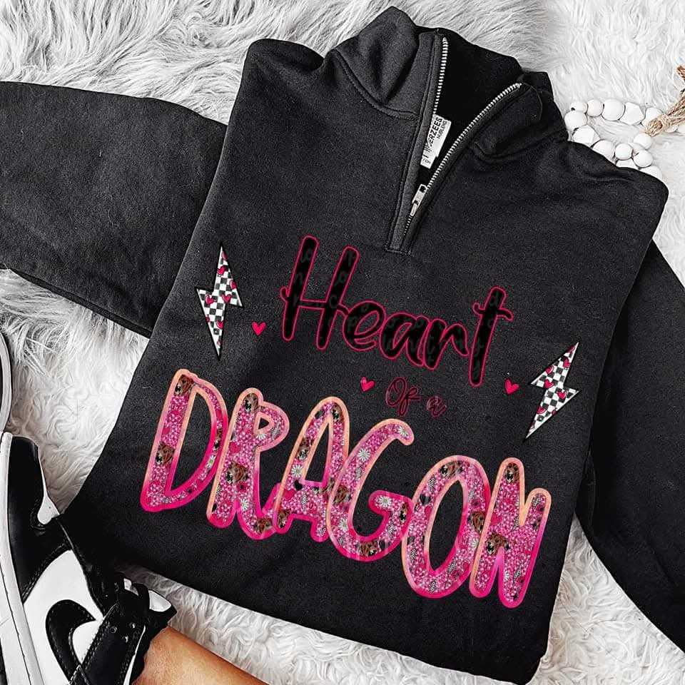 Heart of a dragon (VIRGO) 82259 DTF transfer