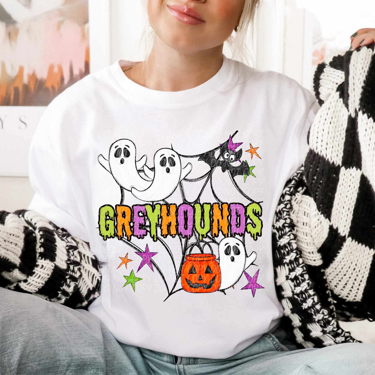 Greyhounds Halloween (City) DTF transfer