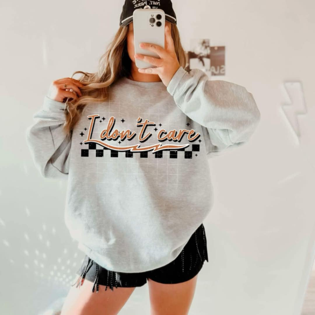 I don’t care tan (CSC) 91568 DTF transfer