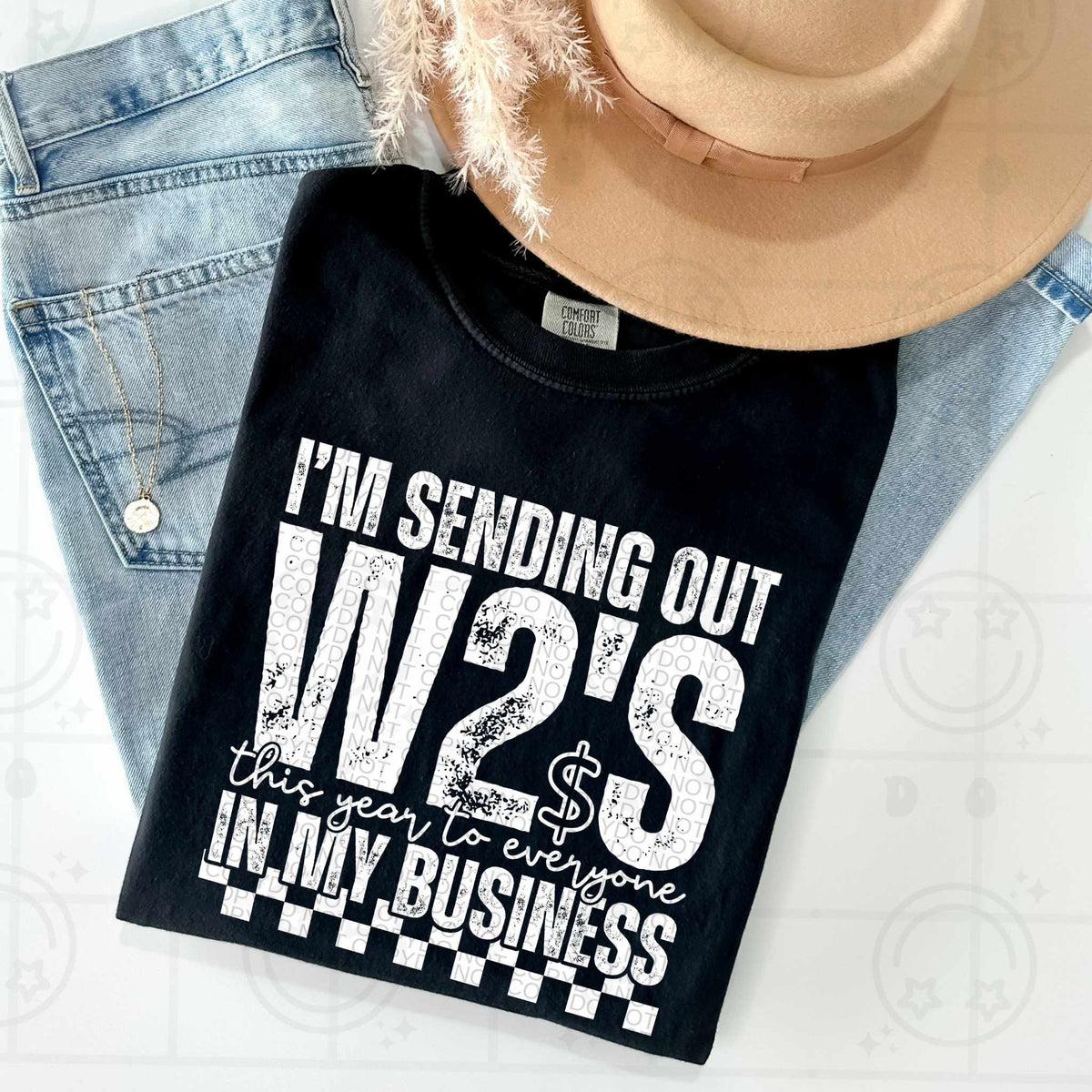 I’m sending out W2’s WHITE (HW) 79395 DTF transfer