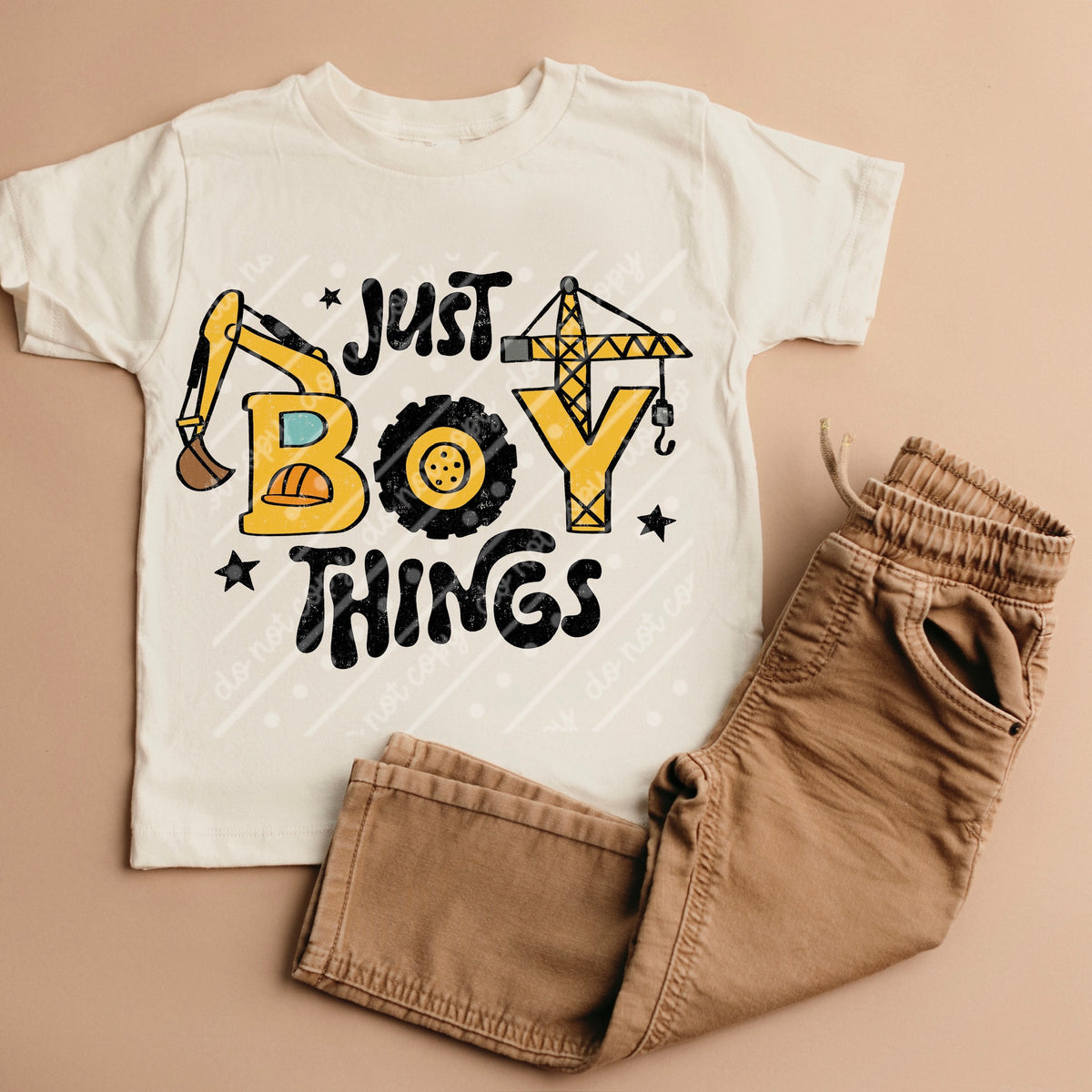 Just boy things (scarlow) DTF transfer