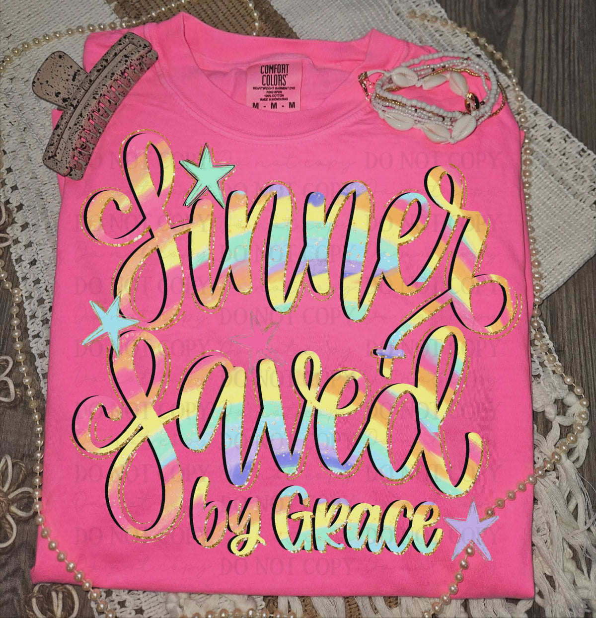 Sinner saved by grace Sunday Special DTF transfer